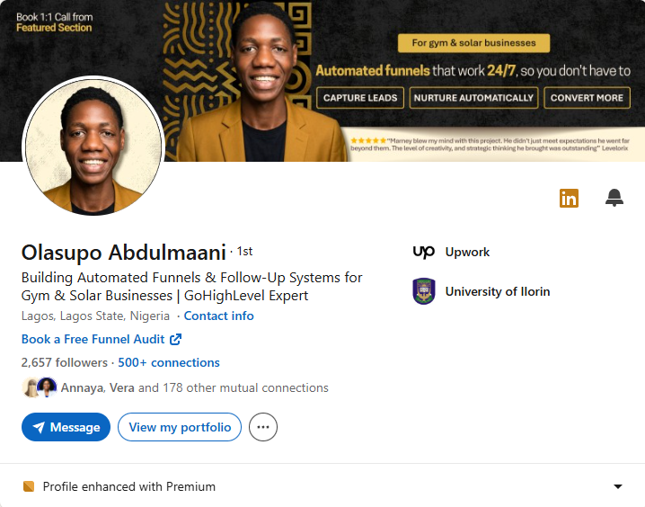 Olasupo Abdulmaani Banner